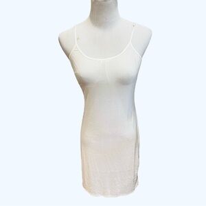 Vintage 80s Olga Off White Chemise Slip Nightie 36 M Lingerie